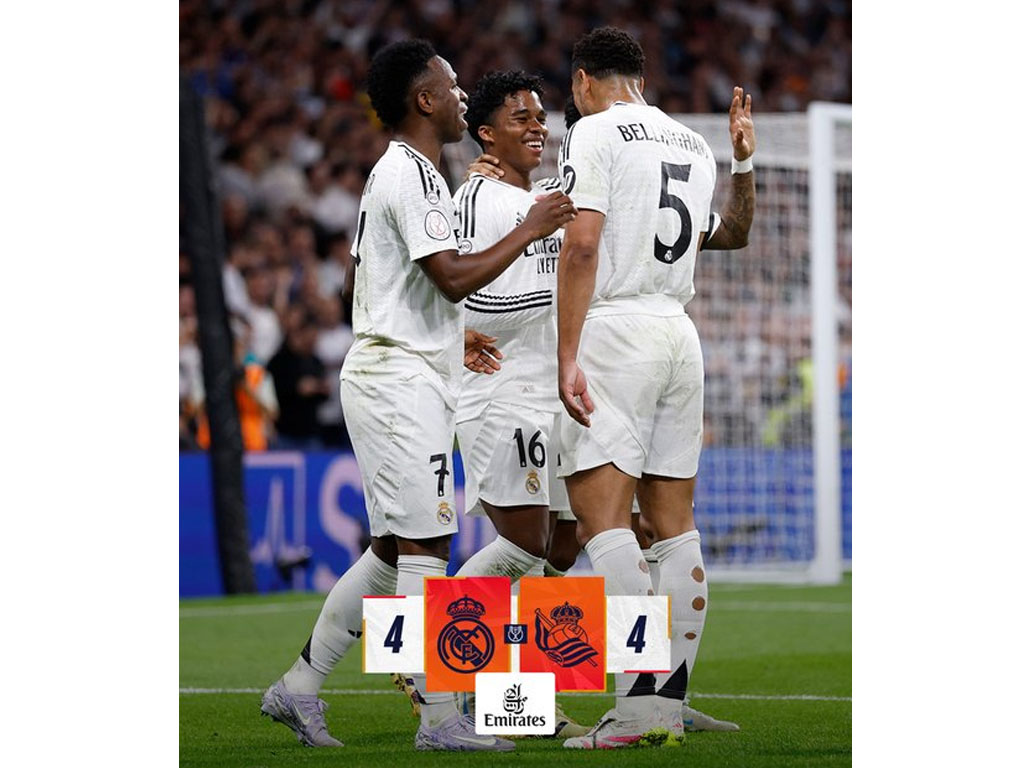 Real Madrid ke Final Copa del Rey Singkirkan Real Sociedad