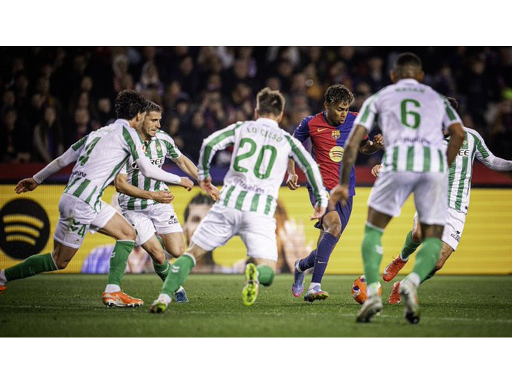 Barcelona Dipaksa Real Betis Bermain Imbang di La Liga Spanyol