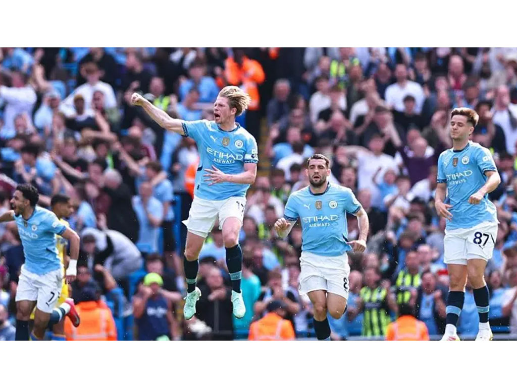 Mancheser City Lumat Crystal Palace di Liga Premier Inggris