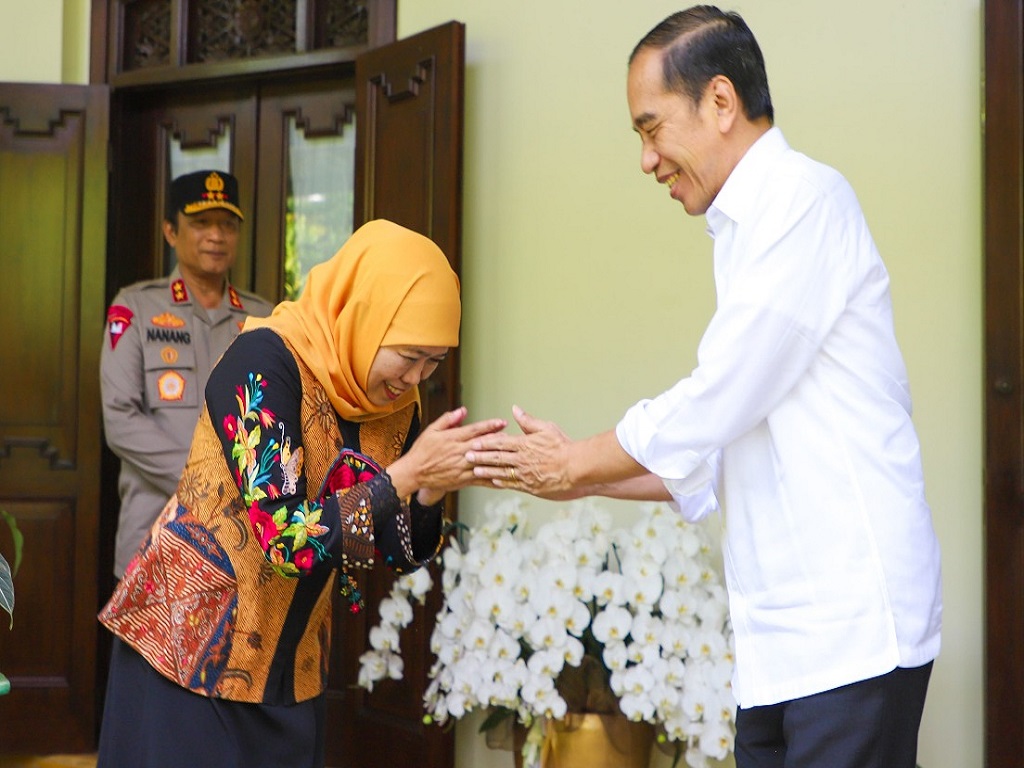 Khofifah Bareng Pangdam dan Kapolda Jatim Temui Jokowi, Bahas Apa?