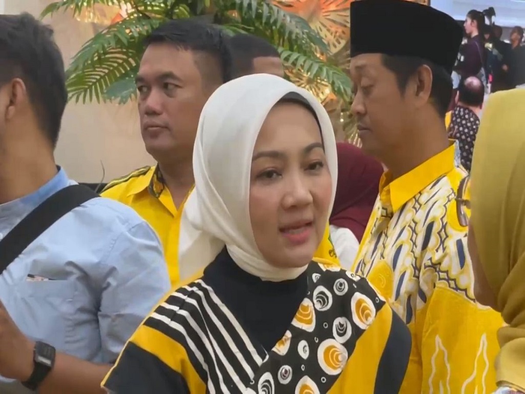 Hadiri Halal Bihalal DPP Golkar, Atalia Datang Tanpa Ridwan Kamil