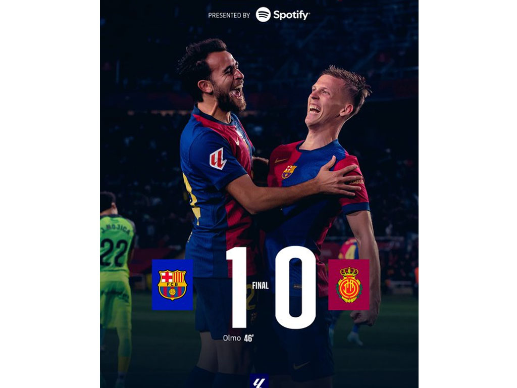 Barcelona Menang Tipis Atas Mallorca di La Liga Spanyol