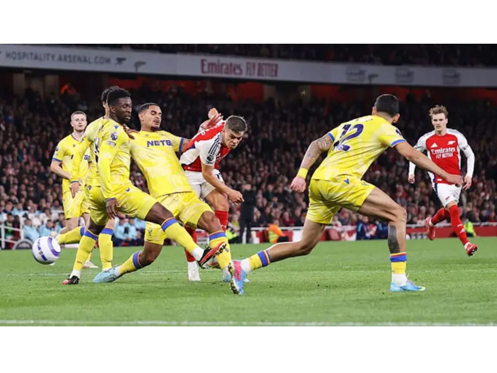 Arsenal Dipaksa Crystal Palace Bermain Imbang di Liga Premier Inggris