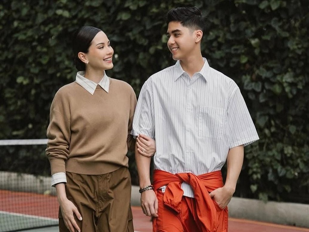 Al Ghazali Ikut Tren Smile Challenge Kim Seon Ho Bareng Alyssa Daguise Bikin Gemas