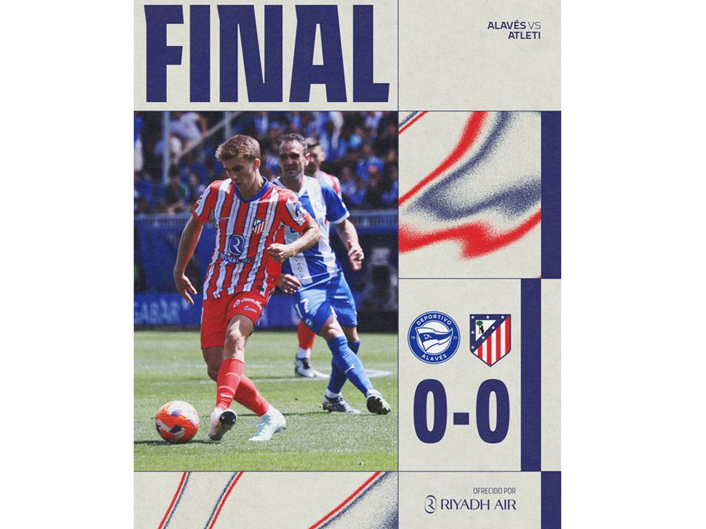 Atletico Madrid Ditahan Deportivo Alaves Bermain Imbang di La Liga Spanyol