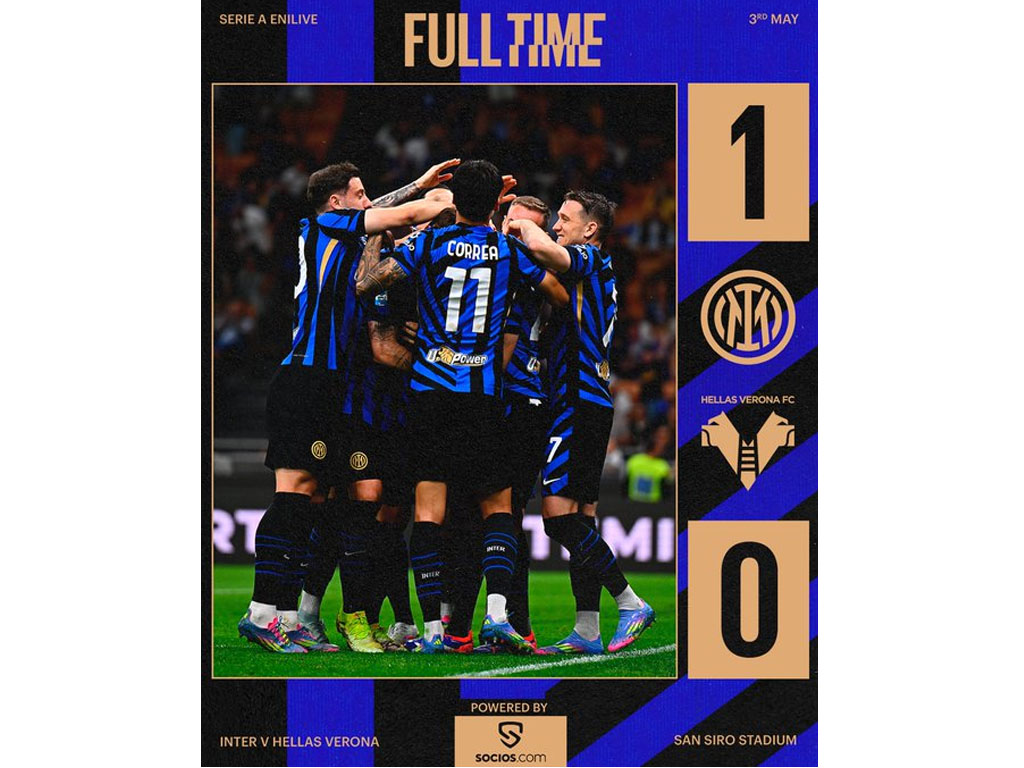 Inter Milan Menang Tipis Atas Hellas Verona di Serie A Italia