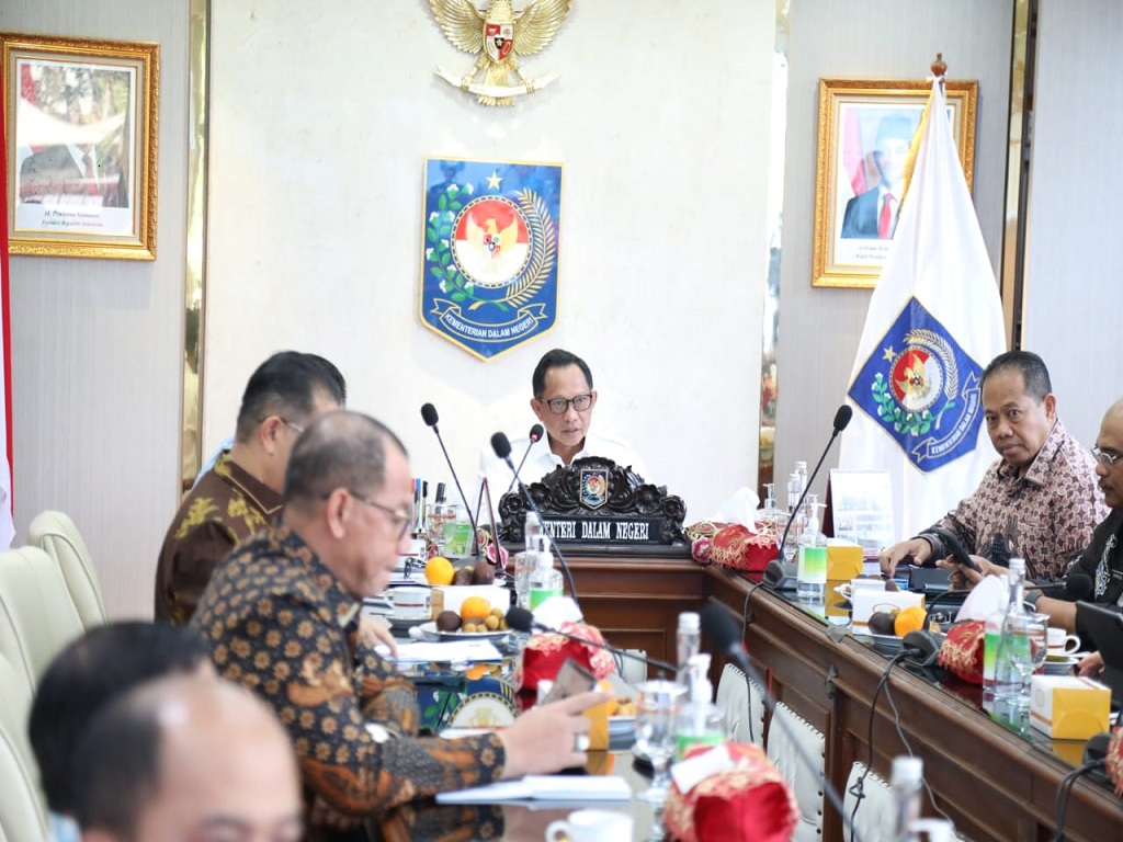 Percepat Realisasi APBD TA 2025, Mendagri Kumpulkan Pemda Secara Virtual