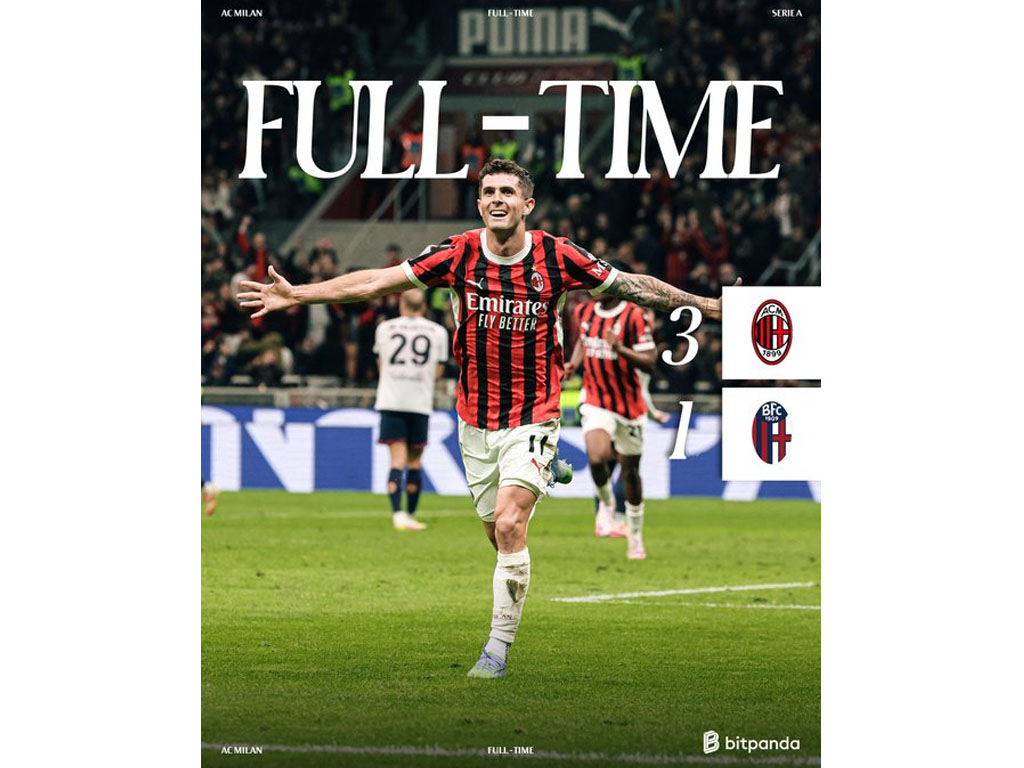 AC Milan Menang Mudah Lawan Bologna di Serie A Italia