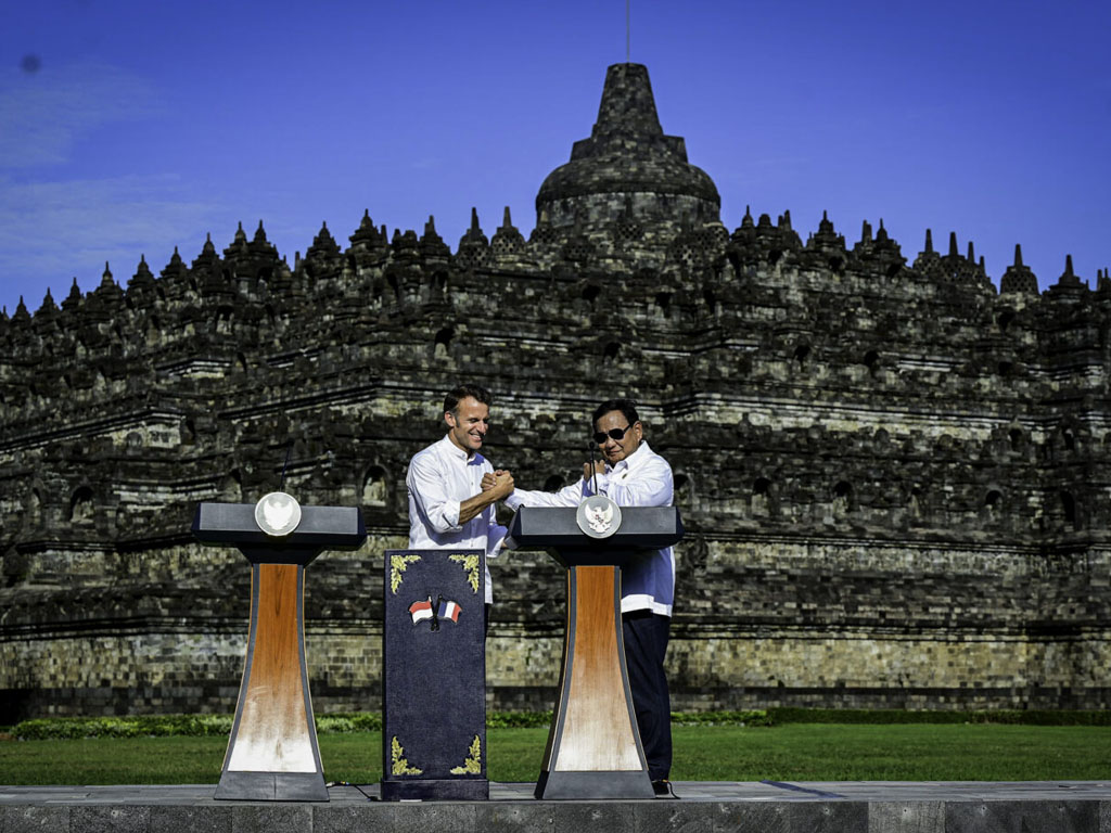 Indonesia dan Prancis Luncurkan Kemitraan Strategis Kebudayaan di Candi Borobudur