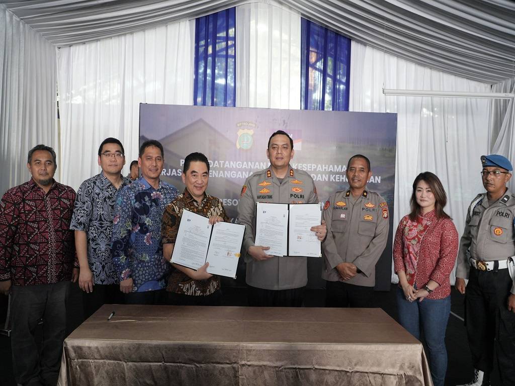 Penandatanganan Nota Kesepahaman Kerjasama Penanganan Keamanan dan Kehumasan antara Kepolisian Resor Pelabuhan Tanjung Priok dan PT Karya Citra Nusantara