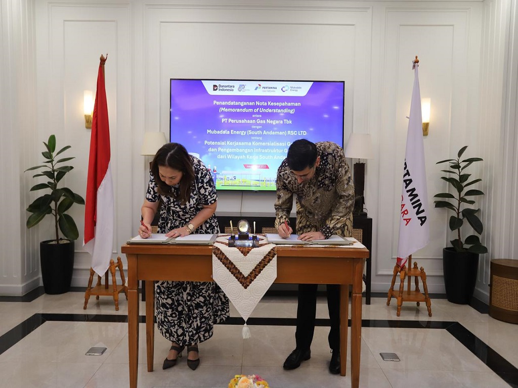 PGN dan Mubadala Energy Menguji Potensi Pasokan Gas dari Blok Andaman