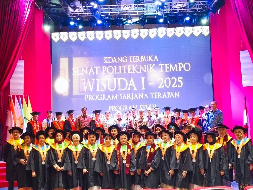 Politeknik Tempo Gelar Wisuda Perdana: Mahasiswa Sudah Dilirik Industri Sebelum Bertoga