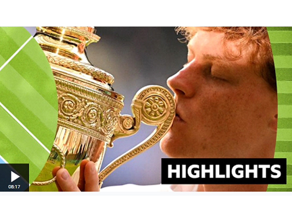 Jannik Sinner Raih Gelar Juara Tunggal Putra Grand Slam Tenis Wimbledon