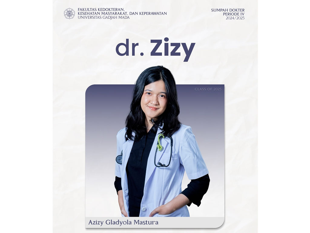 Azizy Gladylola Mastura Melangkah untuk Memulai Perjalanan Karir dan Pengabdian sebagai Seorang Dokter