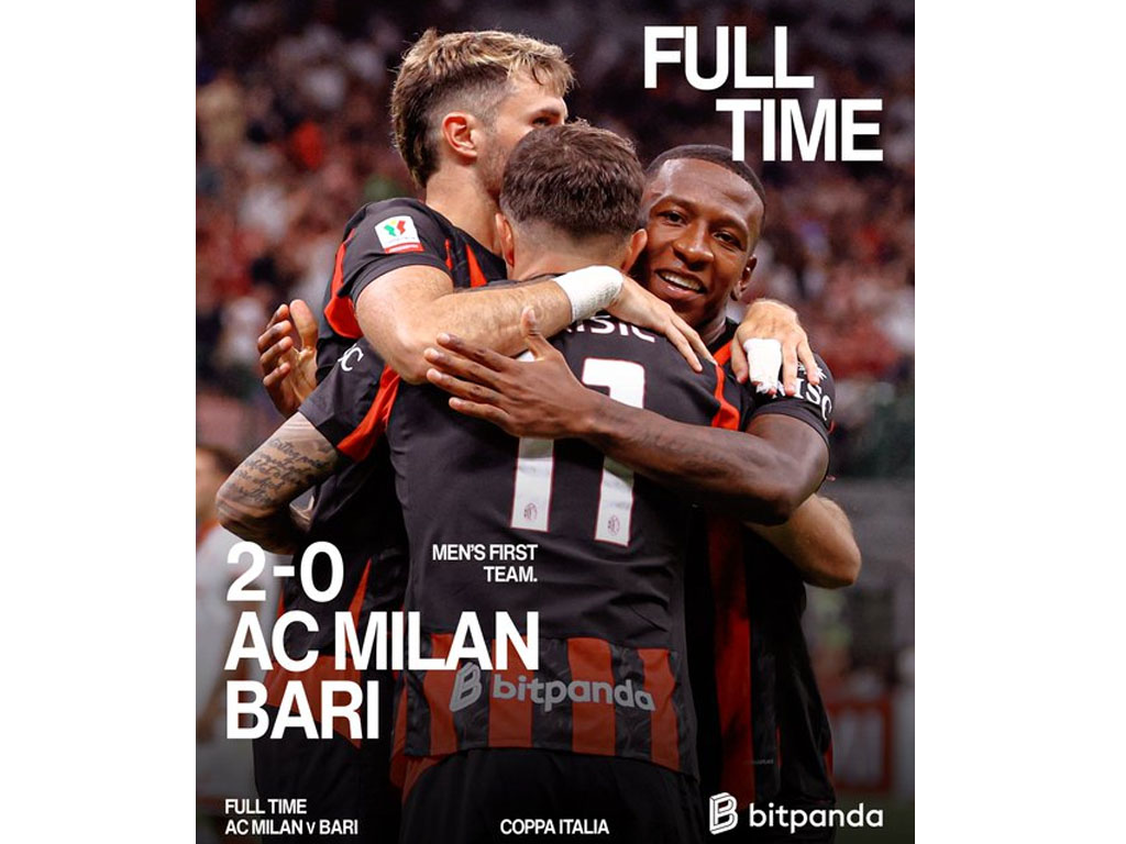 AC Milan Menang Atas Bari di Putaran 1 Coppa Italia