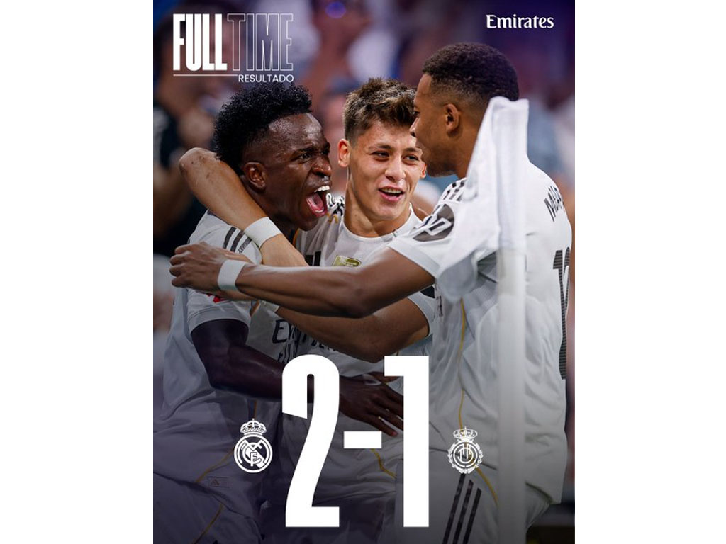 Real Madrid Bangkit dari Ketertinggalan untuk Mengalahkan Mallorca di La Liga Spanyol