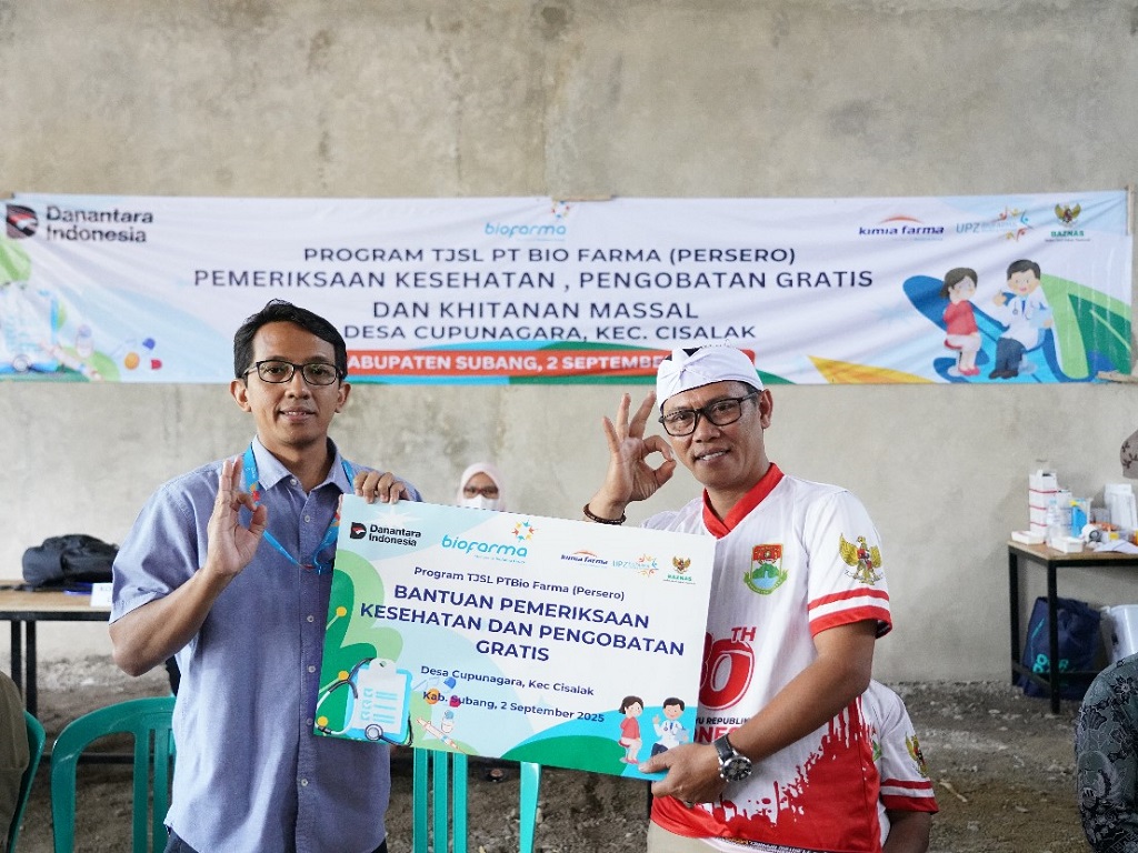 Biofarma Group Gelar Pengobatan Gratis di Subang, Wujudkan Akses Kesehatan Merata bagi Masyarakat