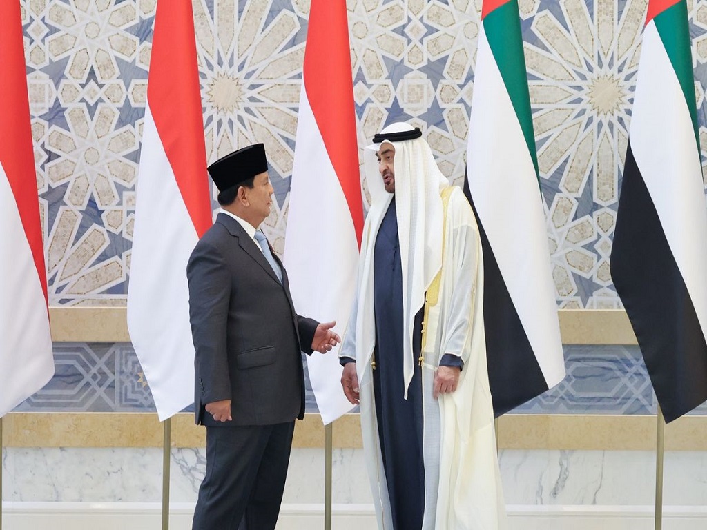 Prabowo Subianto Bertemu Presiden UEA MBZ, Bahas Eskalasi Geopolitik di Timur Tengah