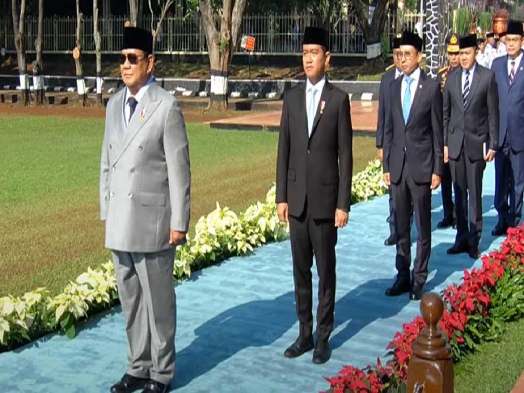 Presiden Prabowo Pimpin Upacara Hari Kesaktian Pancasila di Lubang Buaya