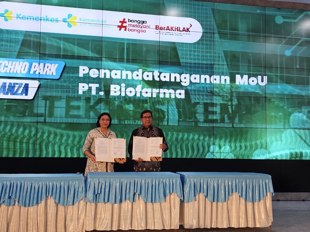 Bio Farma dan POLTEKKES Kemenkes RI teken Nota Kesepahaman untuk Pengembangan Science Techno Park