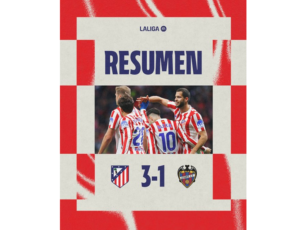 Atletico Madrid Bungkam Levante di La Liga Spanyol