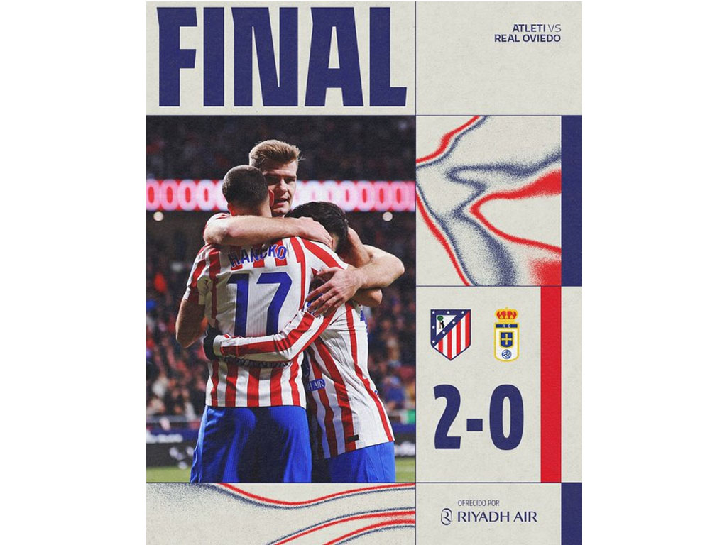 Atletico Madrid Hempaskan Real Oviedo di La Liga Spanyol