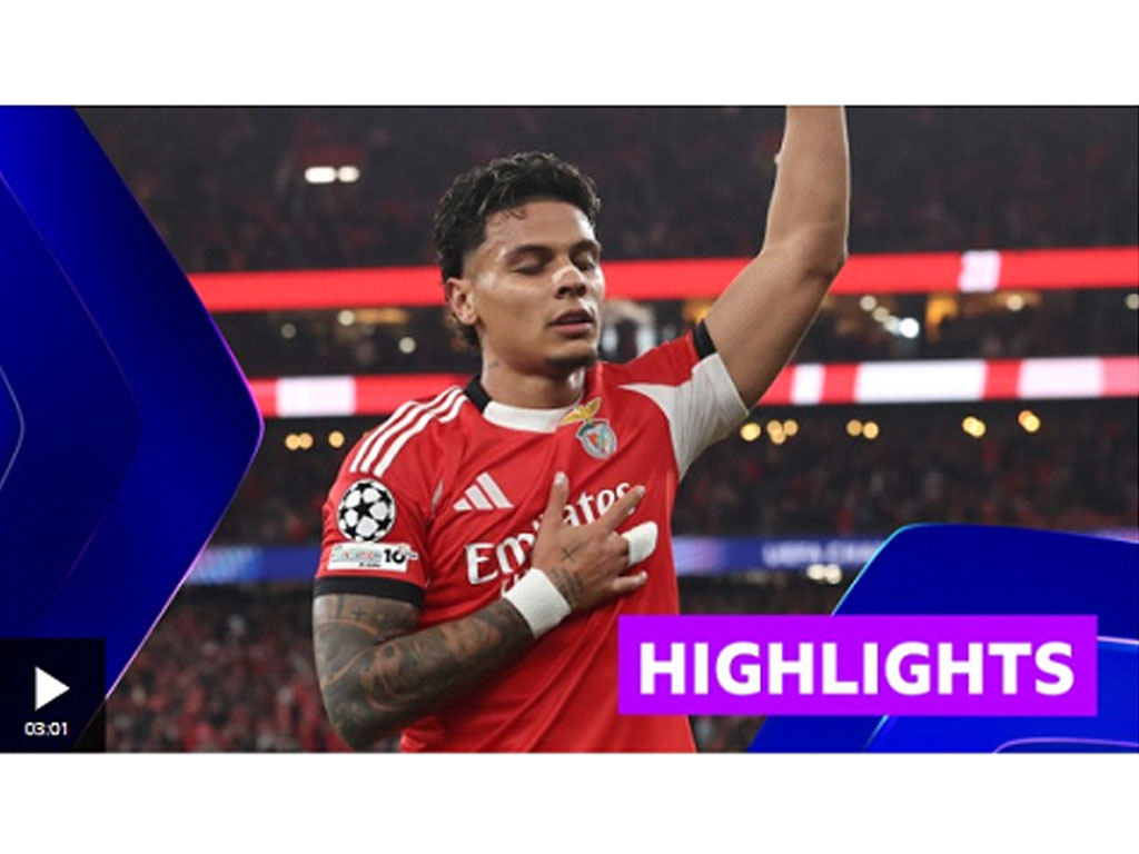 Benfica Menang Laga Kandang Lawan Napoli di Fase Liga Liga Champions