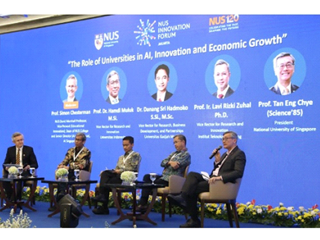 NUS dan Tiga Universitas Besar Indonesia Eksplor Masa Depan Pendidikan Tinggi di Era AI pada NUS Innovation Forum Jakarta
