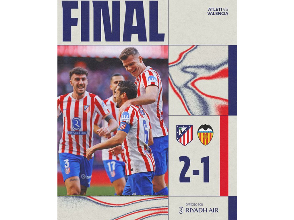 Atletico Madrid Bungkam Valencia di La Liga Spanyol