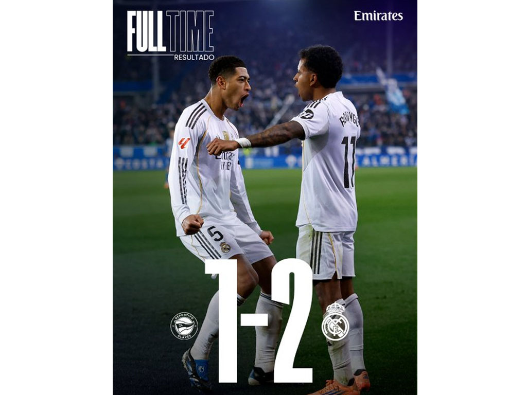 Real Madrid Mengan Tipis di Kandang Alaves di La Liga Spanyol
