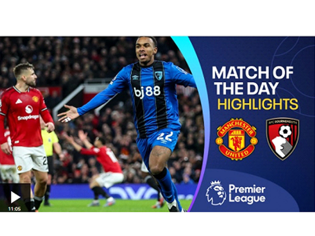 Manchester United Dipaksa Bournemouth Bermain Imbang dalam Drama 8 Gol di Liga Premier Inggris