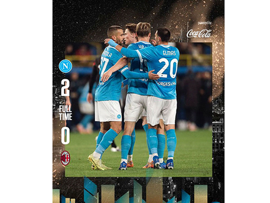 AC Milan Disingkirkan Napoli di Semifinal Kompetisi Super Cup Italia