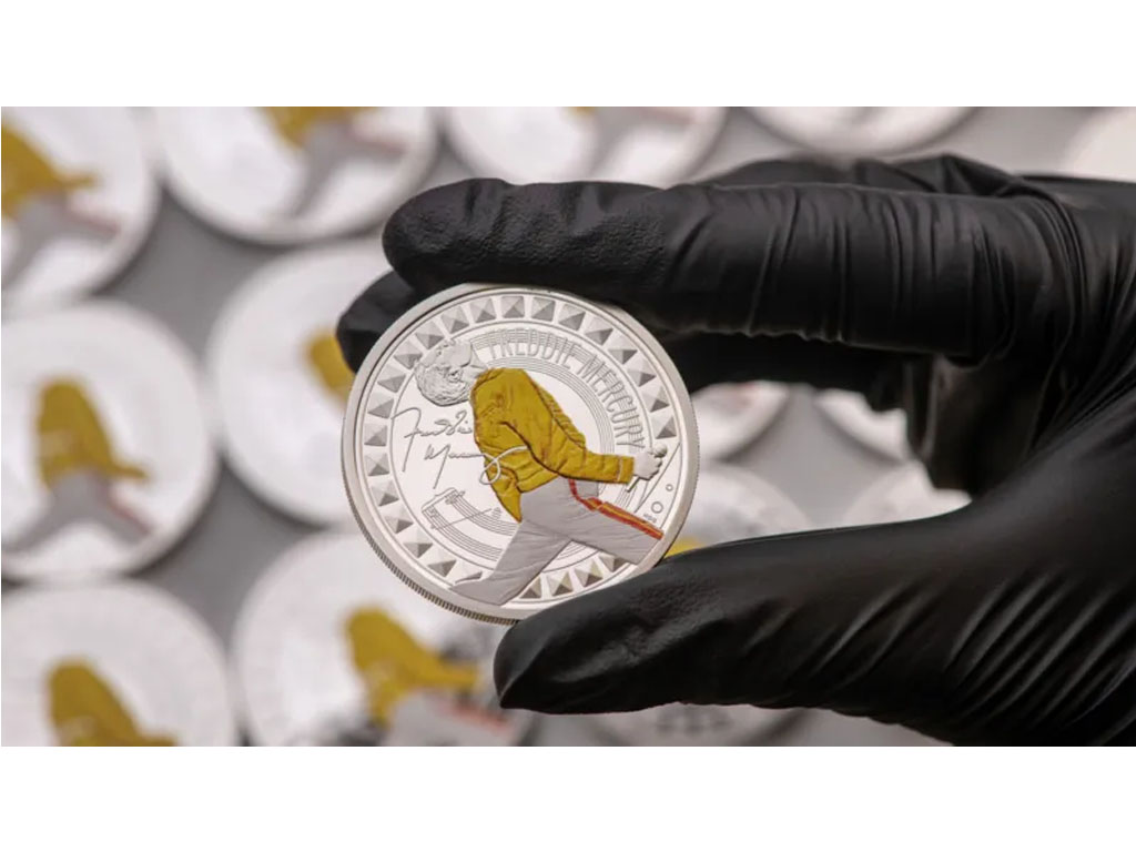 Freddie Mercury Diabadikan dalam Koin Koleksi Royal Mint