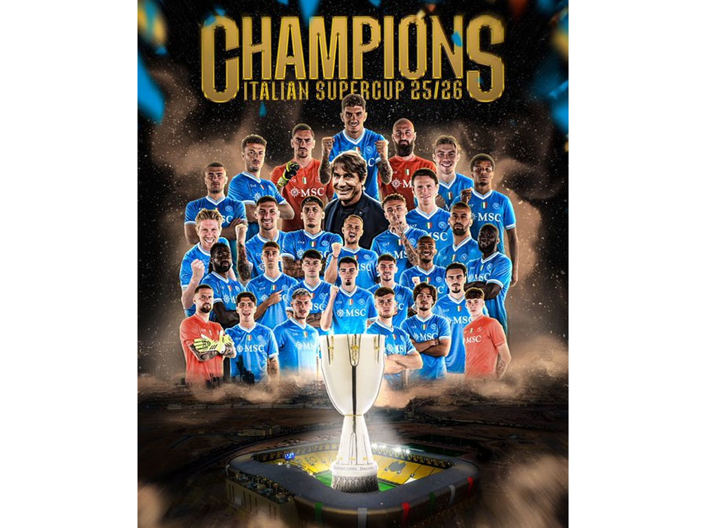 Napoli Juara Super Cup Italia Kandaskan Bologna di Riyadh