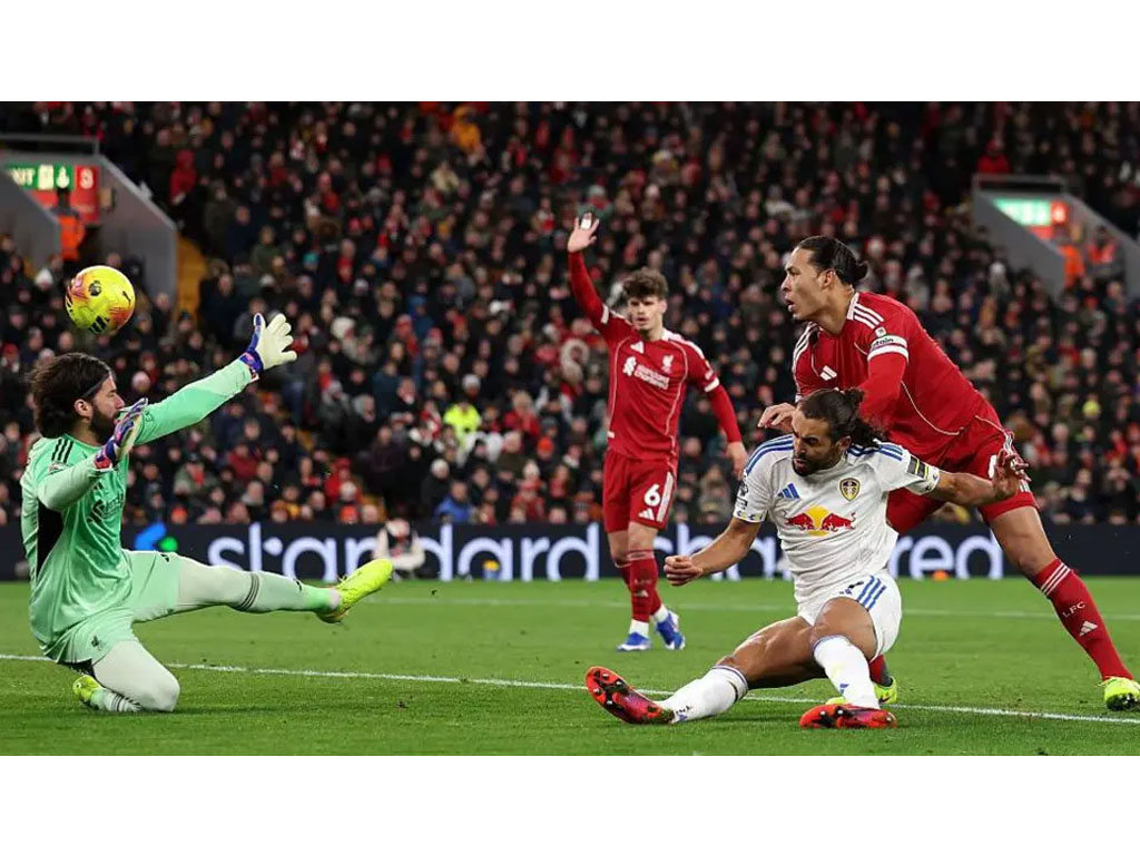 Liverpool Hanya Bisa Bermain Imbang dengan Leeds United di Liga Premier Inggris