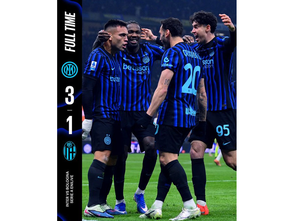 Inter Milan Balas Dendan dengan Gilas Bologna di Serie A Italia