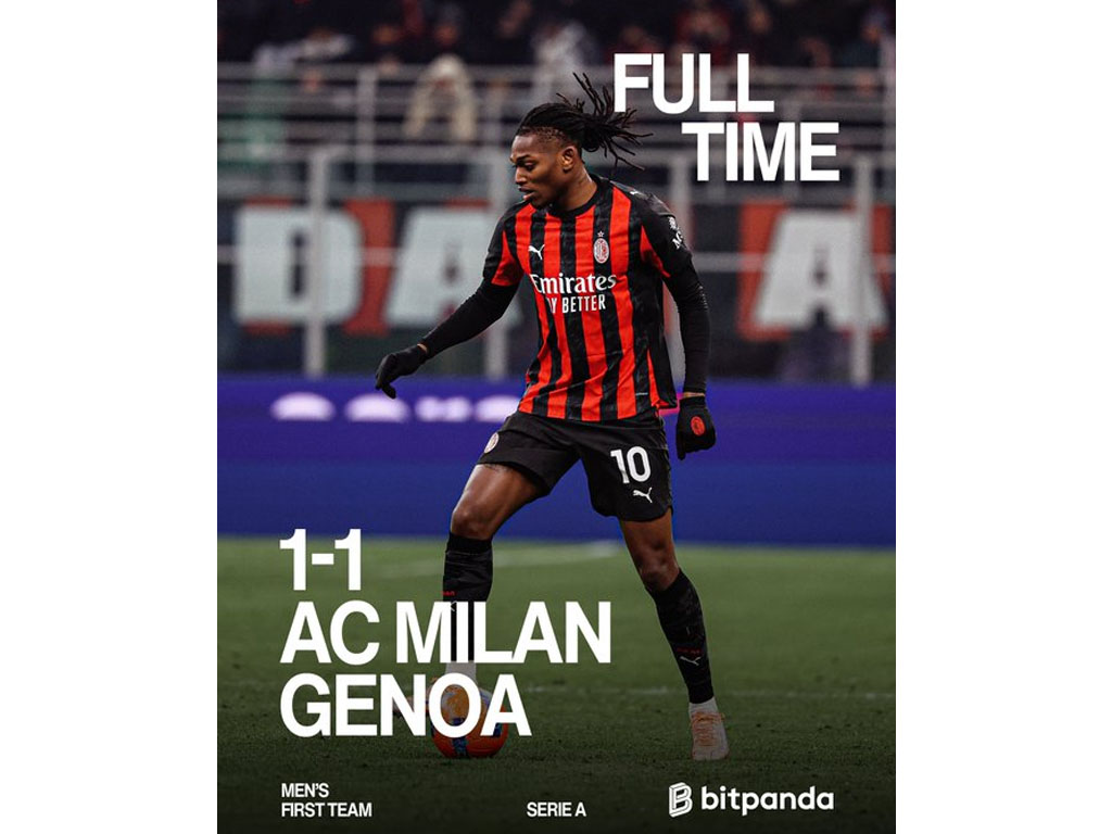 AC Milan Dipaksa Genoa Bermaim Imbang di Serie A Italia