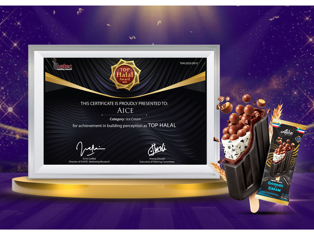 Aice Raih Superbrands Award 6 Tahun Berturut-turut dan Top Halal Award 3 Tahun Berturut-turut