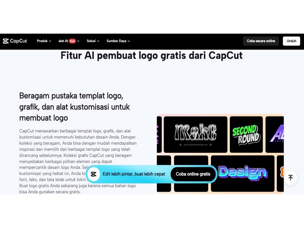 CapCut Solusi Praktis untuk Membuat Logo Profesional Secara Online