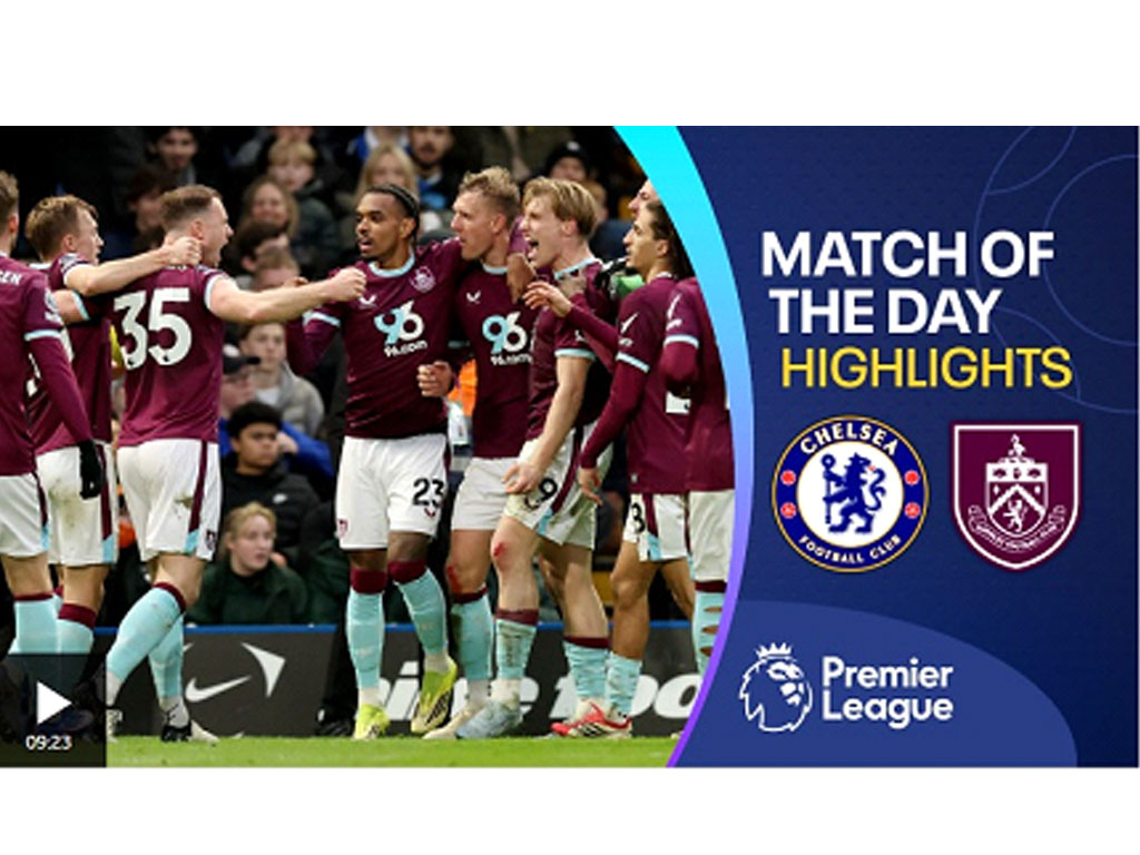 Chelsea dengan 10 Pemain Ditahan Burnley Bermain Imbang di Liga Premier Inggris