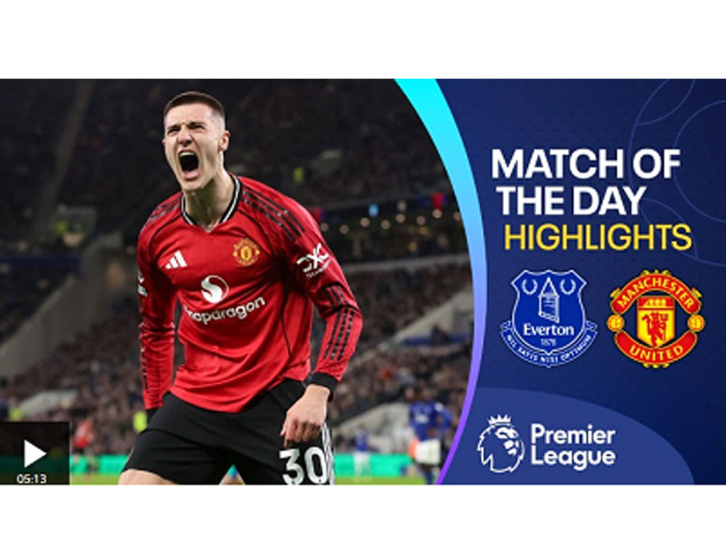 Manchester United Menang Tipis Atas Everton di Liga Premier Inggris