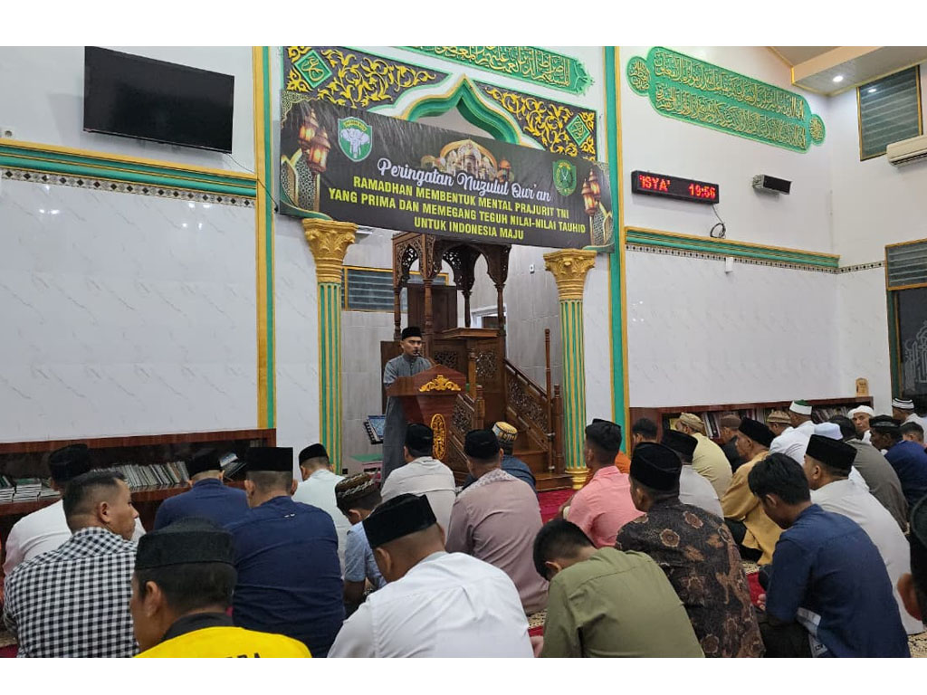 Korem 011 Lilawangsa Peringati Nuzulul Qur’an Ramadan 1447 Hijriah