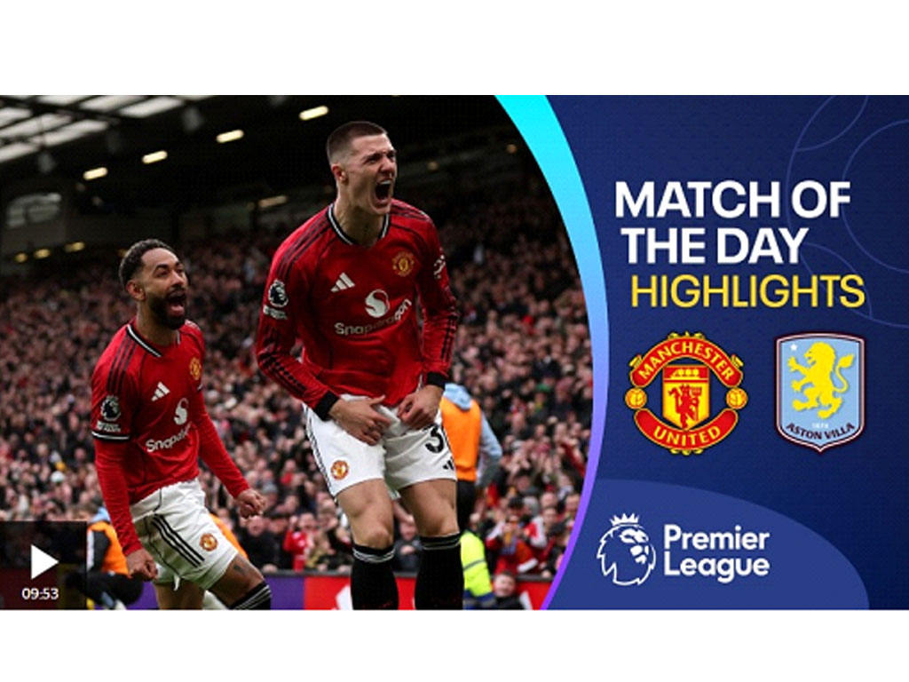 Manchester United Bukukan Kemenangan Atas Aston Villa di Liga Premier Inggris