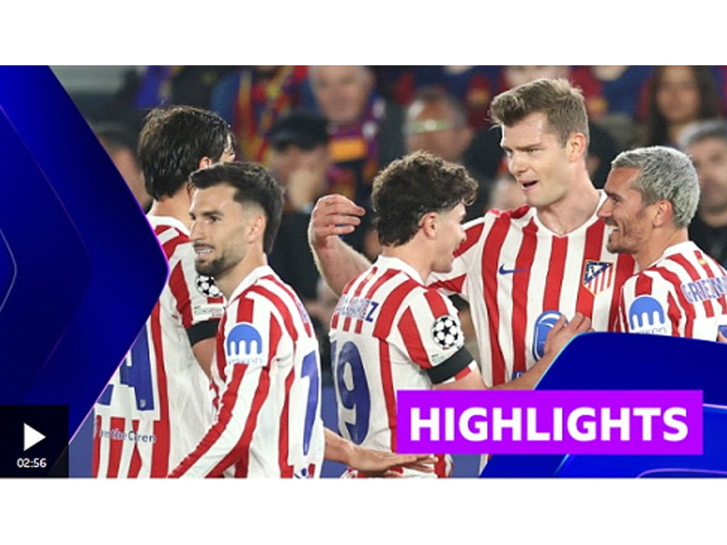 Barcelona Tumbang di Kandang Dikalahkan Atletico Madrid di Leg 1 Perempat Final Liga Champions 2026