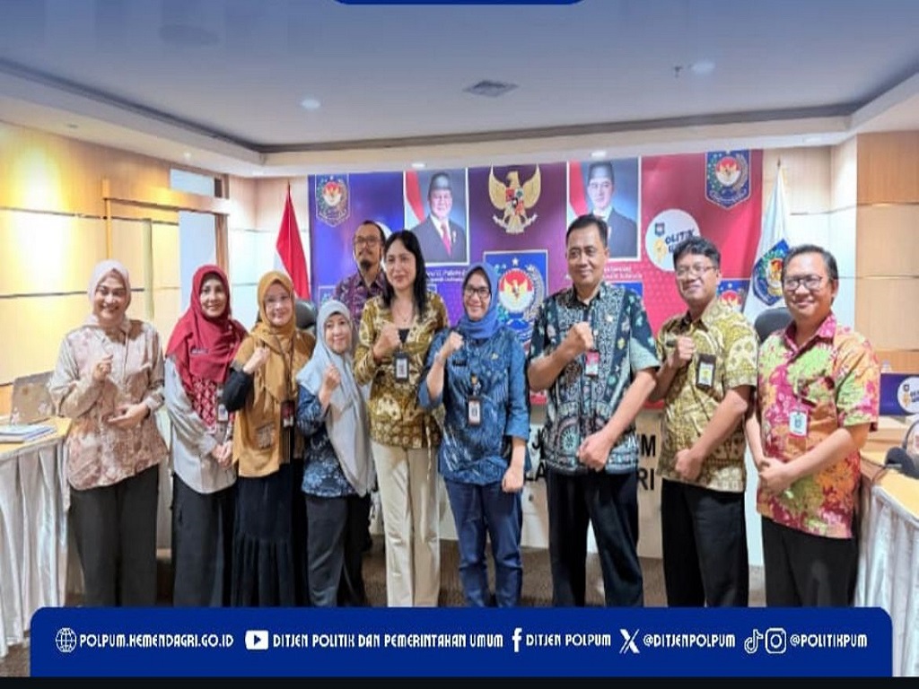 Ditjen Polpum Kemendagri Gelar Rapat Tim Penilaian, Permohonan Kenaikan Bantuan Keuangan Partai Politik bagi Provinsi Sumatera Selatan, DI Yogyakarta, dan Bali