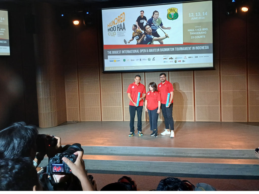 HUNDRED HOO HAA CUP 2026: Turnamen Bulutangkis Terbuka Berskala Internasional pada 12-14 Juni 2026 di ICE BSD Tangerang