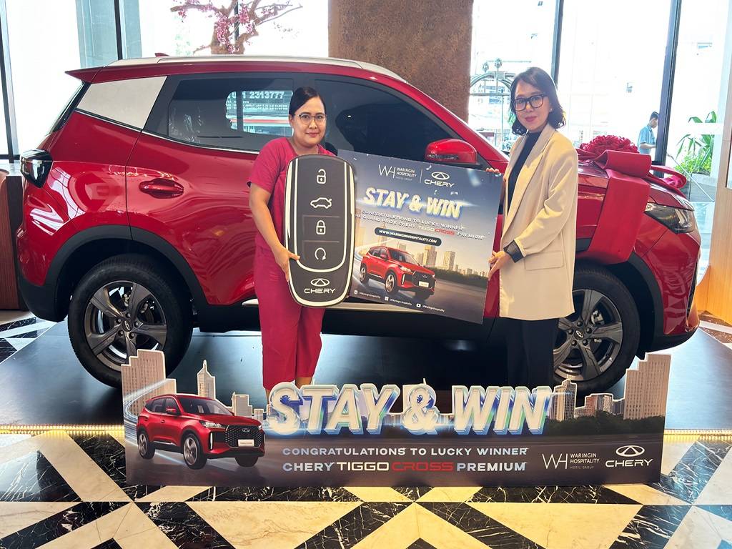 Waringin Hospitality Serahkan 1 Unit Chery Tiggo Cross Premium kepada Pemenang Stay & Win