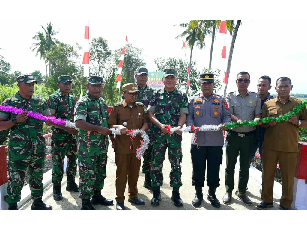 Jembatan Aramco Ketiga Pidie di Aceh Diresmikan Akses Warga Desa Buloh Reubee Jadi Lancar