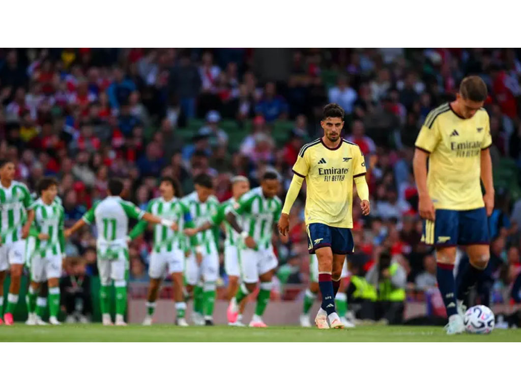 Arsenal Kebobolan Tiga Gol Lawan Real Betis pada Laga Persahabatan di Dublin pada 5 Agustus 2026