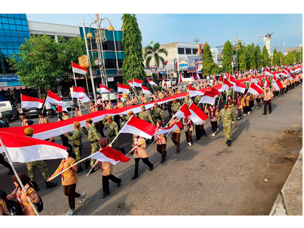 Kirab Agung Merah Putih Gelorakan Jiwa Patriotisme dan Nasionalisme di Aceh